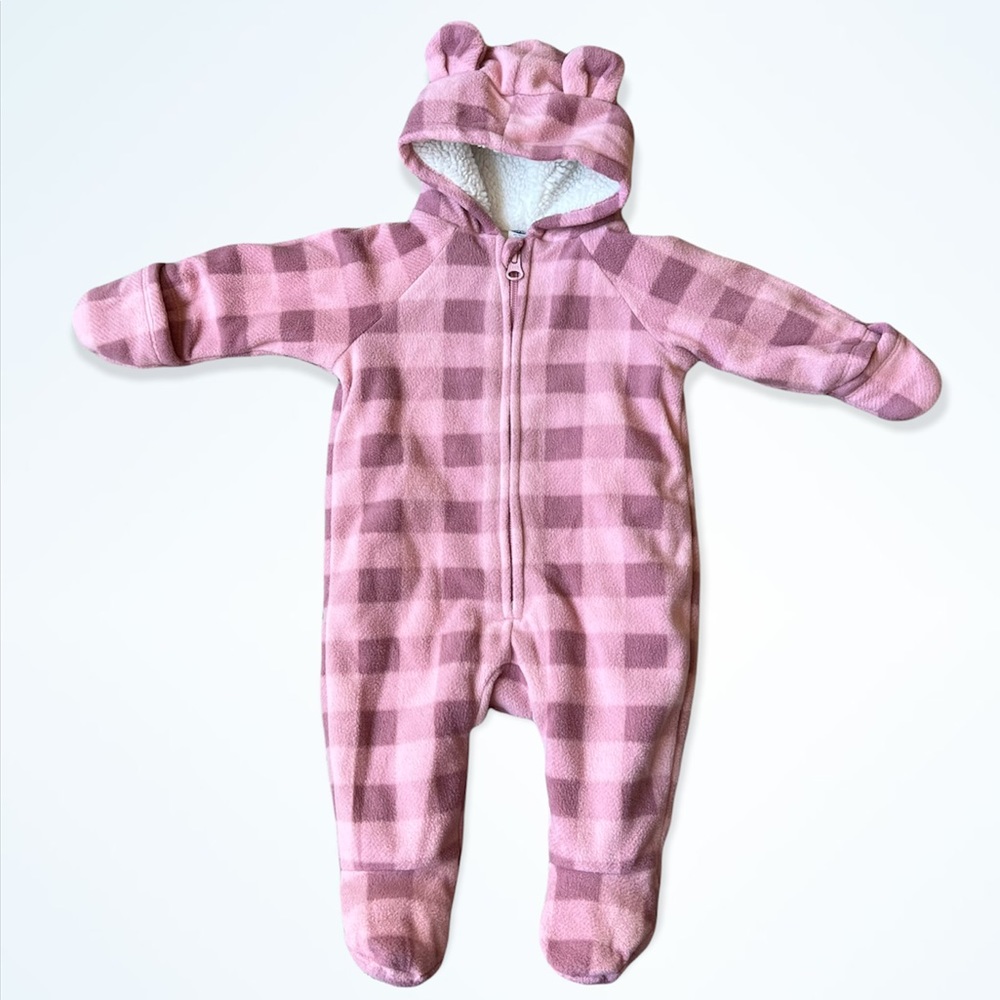 Old Navy Bunting Snowsuit | Baby Girls | 0-3 mo